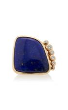 Jill Hoffmeister One-of-a-kind 14k Gold, Diamond And Lapis Ring