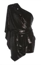 Alexandre Vauthier Asymmetric One-shoulder Sequined Mini Dress