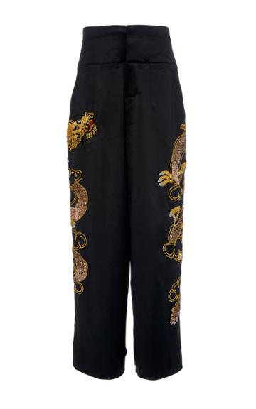 Ms Min Embroidered Dragon Culotte