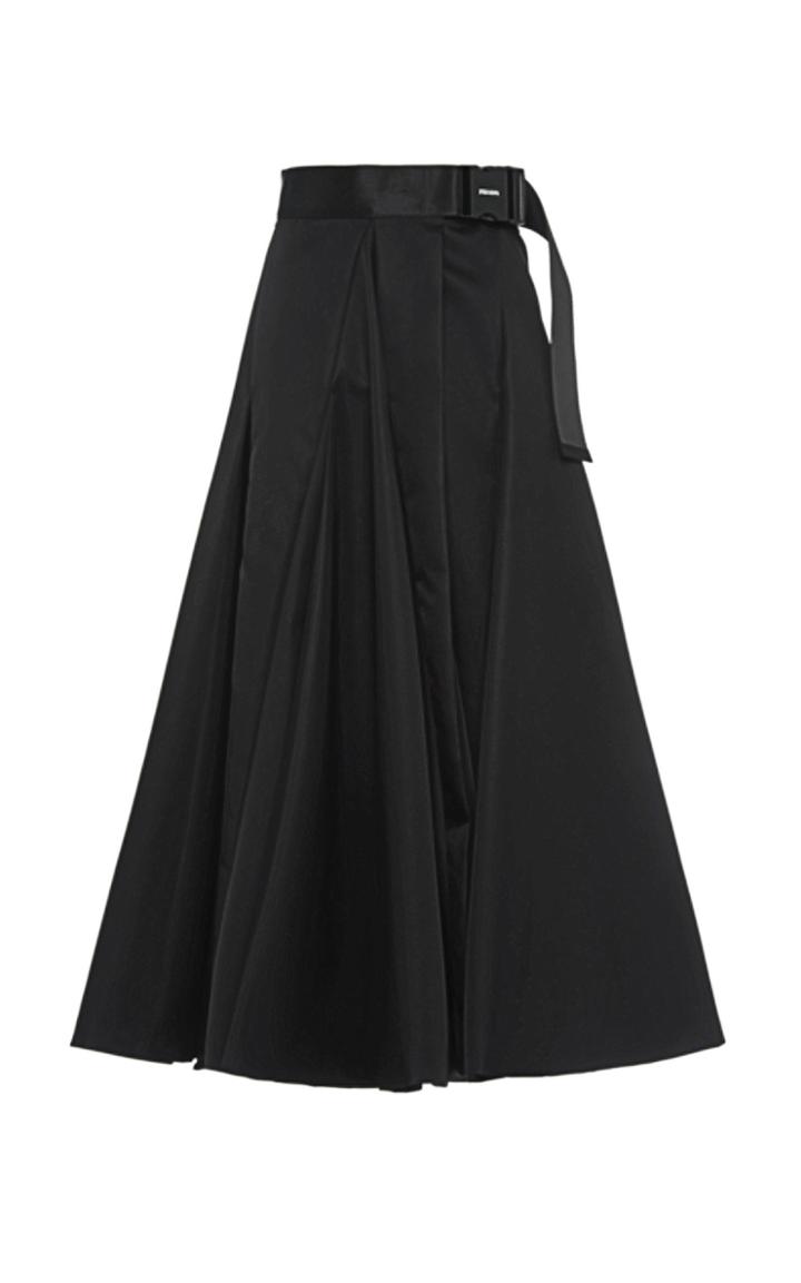 Moda Operandi Prada Gabardine A-line Skirt