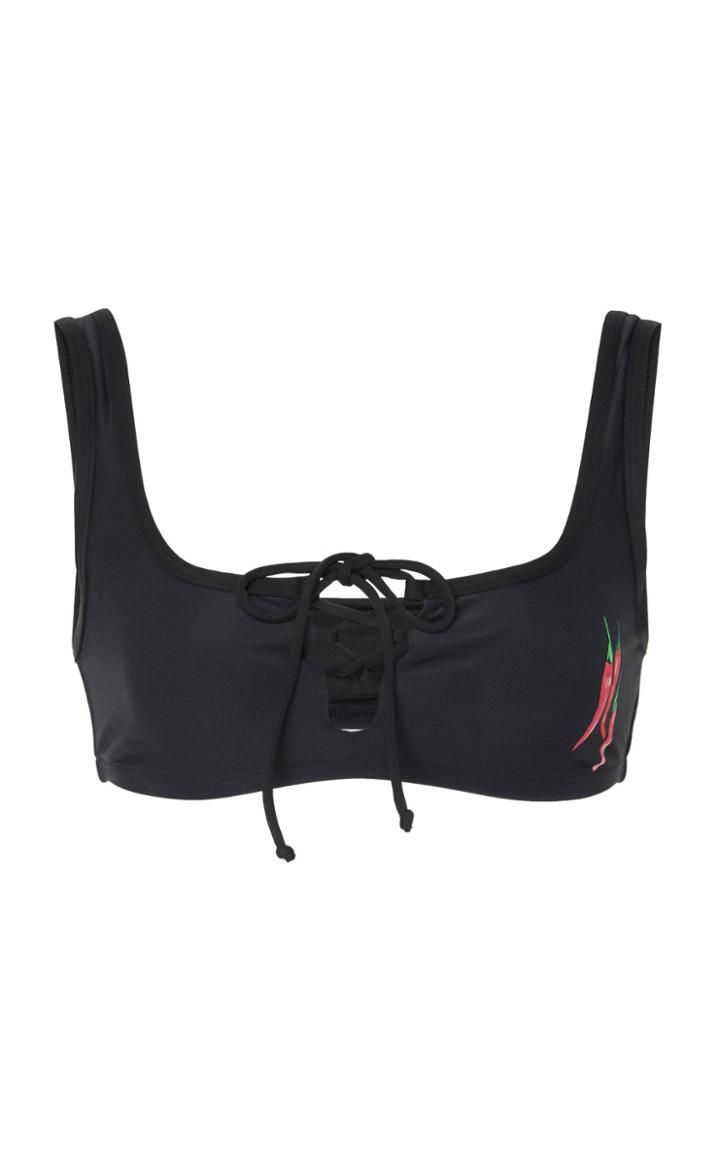 Onia Erin Chili Peppers Bikini Top