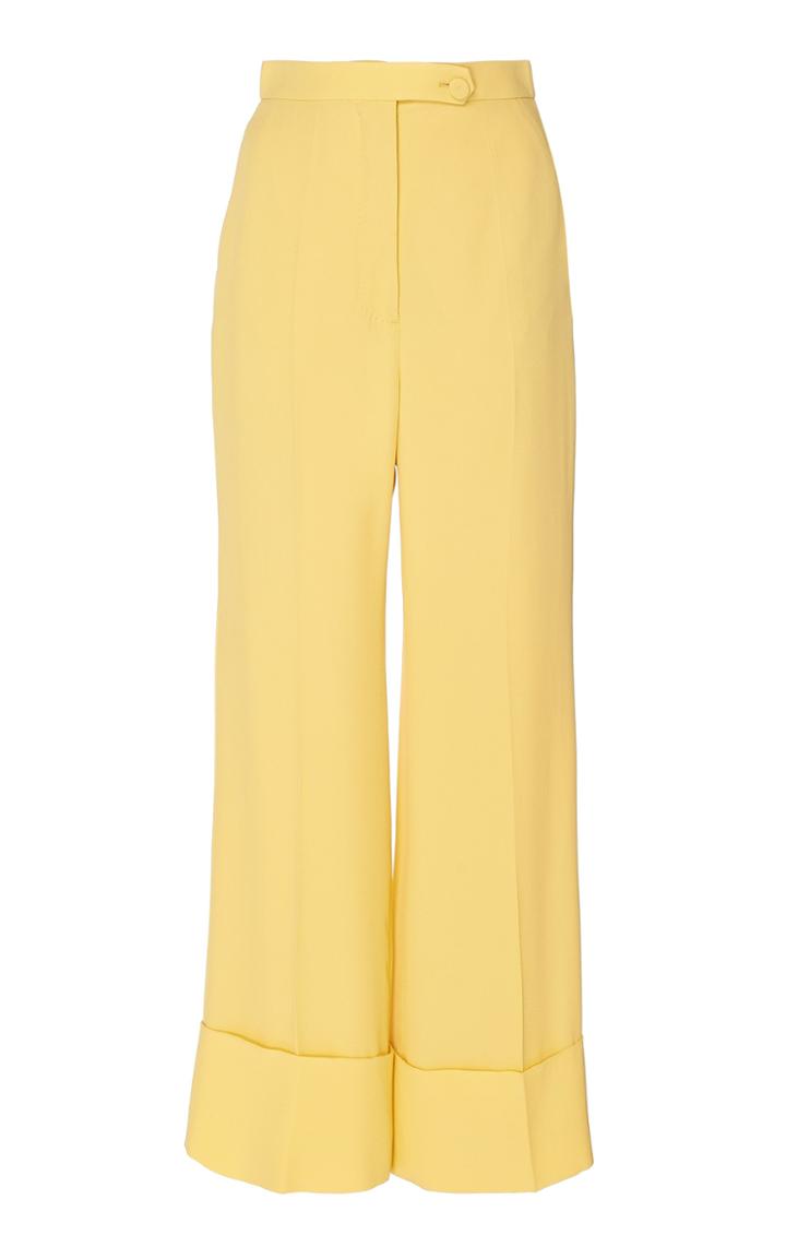 Sara Battaglia Sherbet Cuffed Culotte
