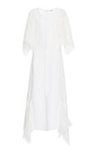 Loewe Cape Sleeve Cotton Dress