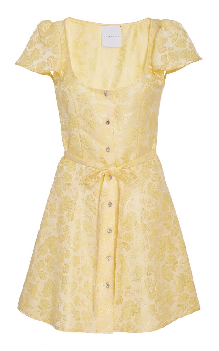 Markarian Brandon Floral Silk-blend Dress
