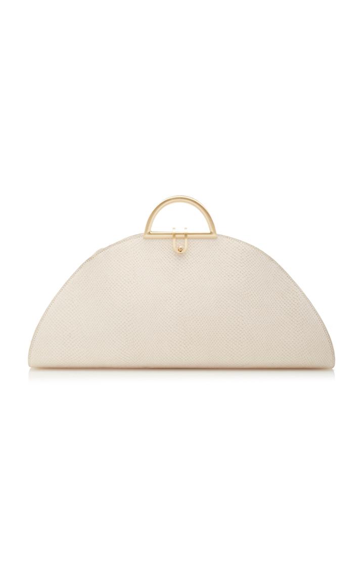 Cult Gaia Ziba Snake Embossed Leather Top Handle Bag