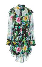 Marissa Webb Shelton Floral Mini Shirt Dress