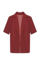 Emilia Wickstead Eudora Crepe Blazer Top
