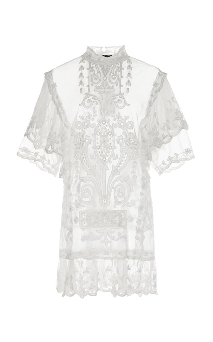 Isabel Marant Satia Lace-detail Cotton Dress