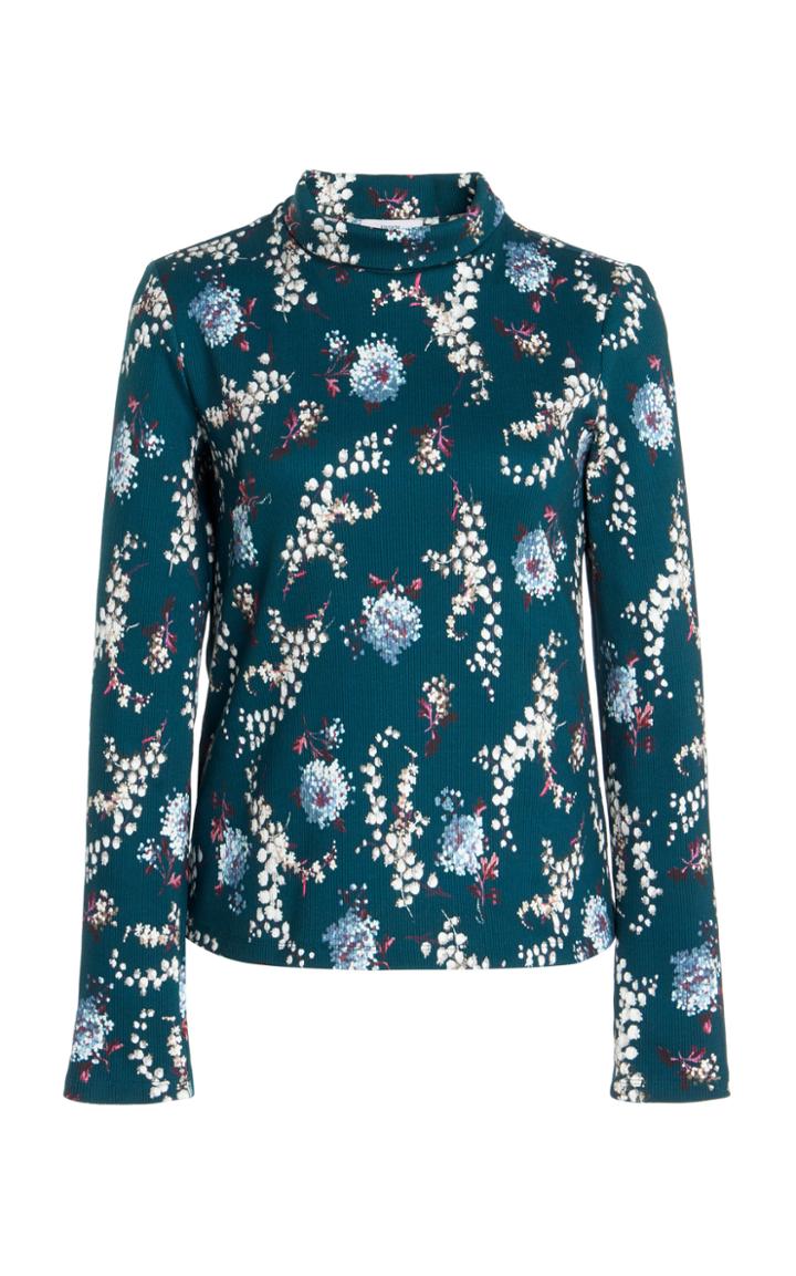 Moda Operandi Erdem Kelly Printed Cotton-blend Top