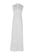 Rahul Mishra Gulab Sleeveless Silk Blend Long Dress