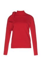 Delpozo Long Sleeve Bow Sweater