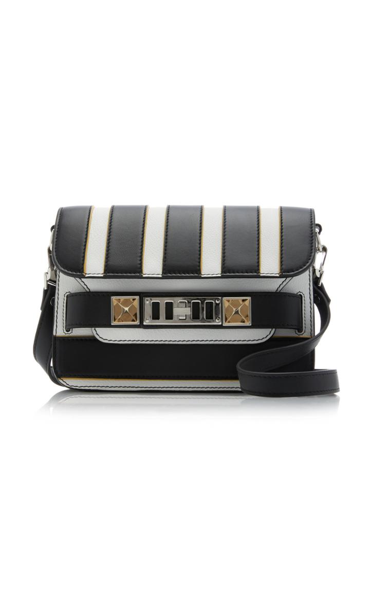 Moda Operandi Proenza Schouler Mini Ps11 Striped Classic Shoulder Bag