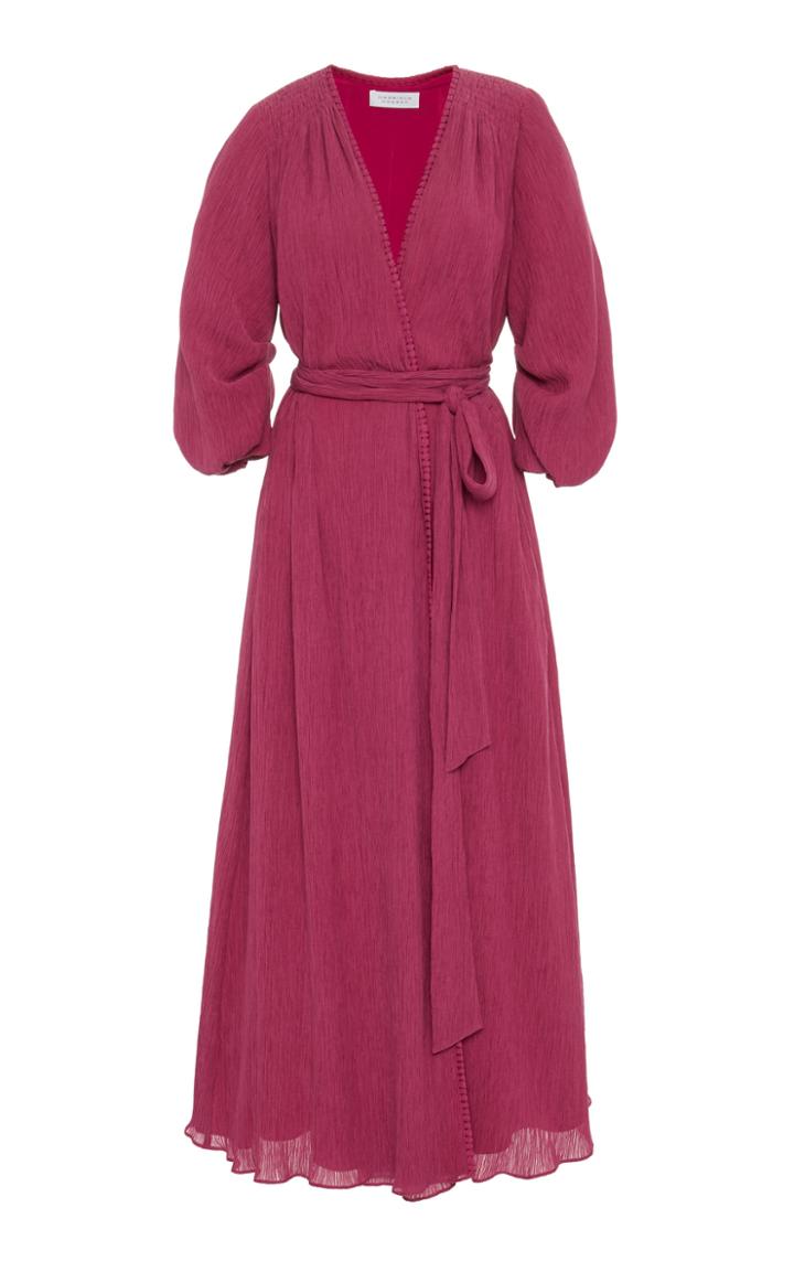 Moda Operandi Gabriela Hearst Demeter Cape-back Wrap Maxi Dress Size: 40