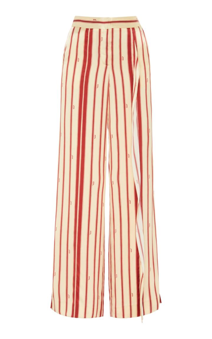 Moda Operandi Hellessy Alto Striped Silk Pants Size: 0