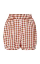 Dodo Bar Or Gloria Gingham Cotton Shorts