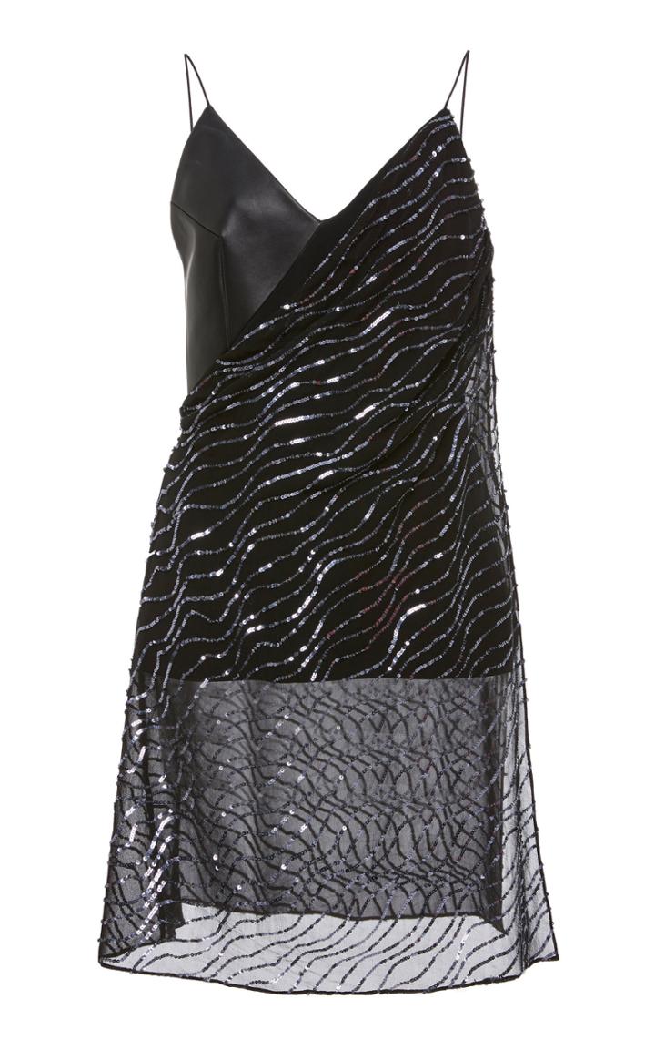 Jeffrey Dodd Asymmetric Leather Bodice Tunic