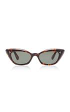 Oliver Peoples Bianka Cat-eye Tortoiseshell Sunglasses