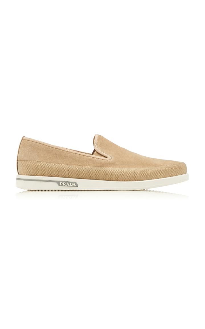 Prada St Tropez Suede Loafers