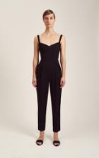 Moda Operandi Emilia Wickstead Clio Pleated Crepe Jumpsuit