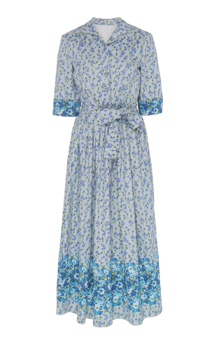 Luisa Beccaria Wrap Midi Dress