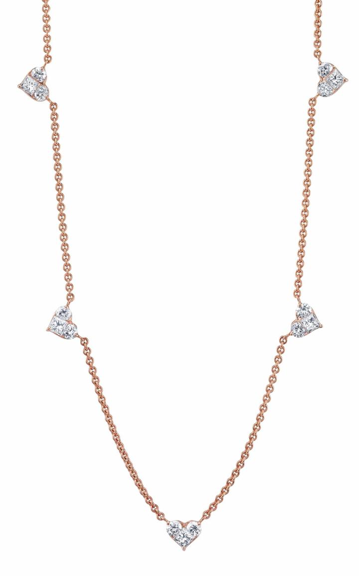 Moda Operandi Shay 18k Rose Gold Heart Necklace