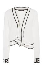 Moda Operandi Y/project Ribbed Two-tone Knit Cardigan Size: 36
