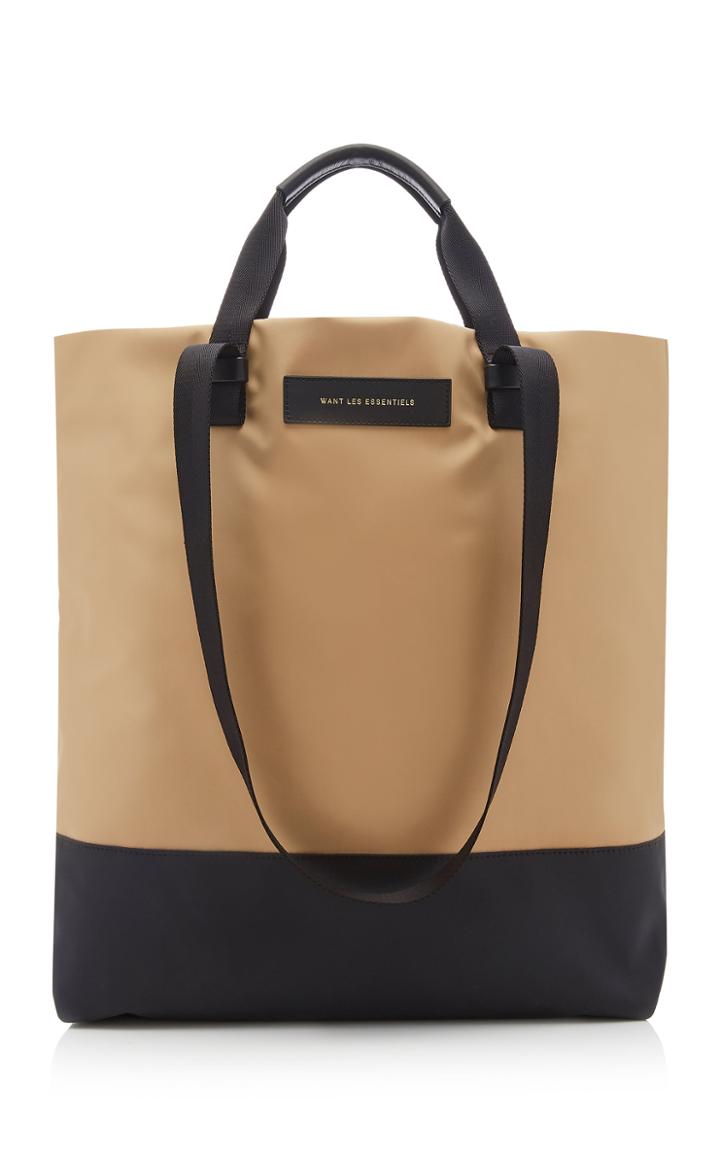 Want Les Essentiels Dayton Leather-trimmed Shell Shopper Tote