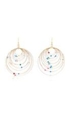 Rosantica Orbita Gold-tone Quartz Earrings