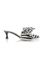 Tabitha Simmons For Brock Collection Sillk Bow Mules Size: 40.5