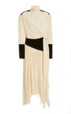 Proenza Schouler Draped Jersey Midi Wrap Dress