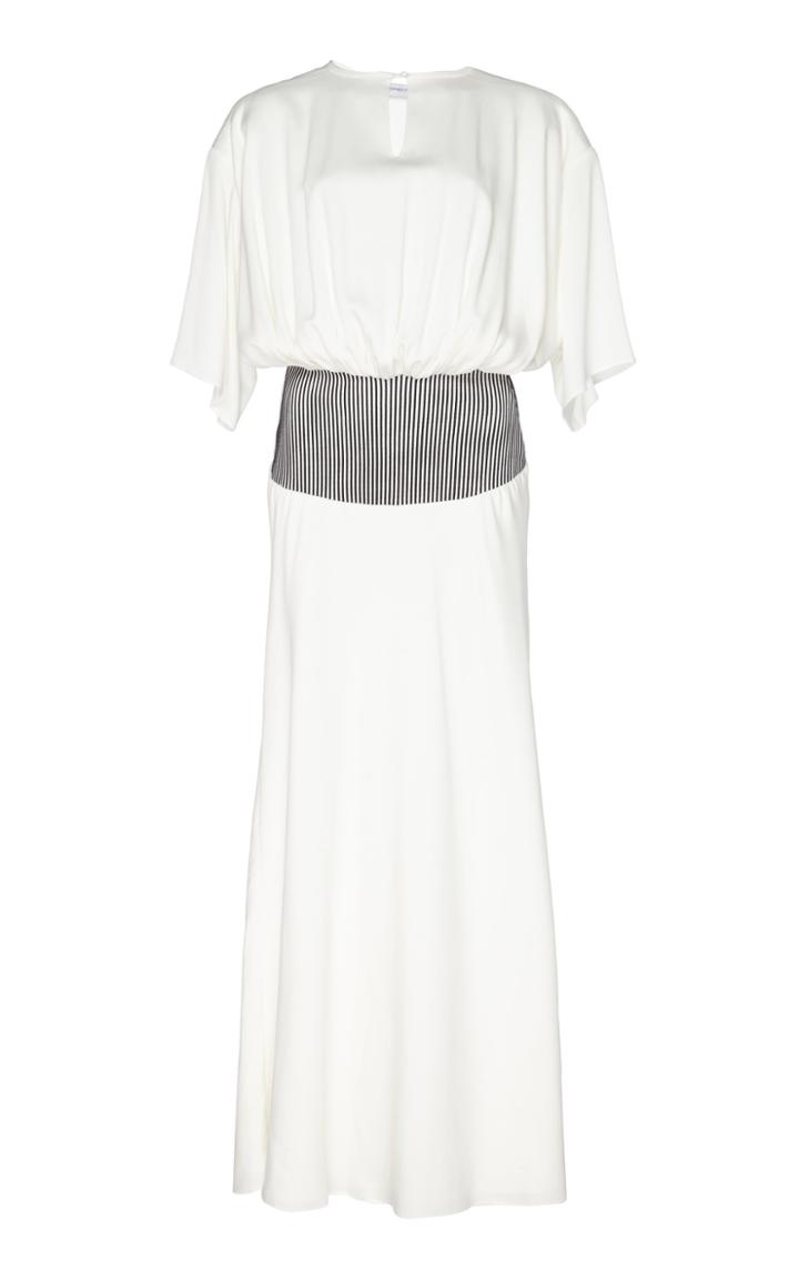 Christopher Esber Cinched Waist Flock T-shirt Dress