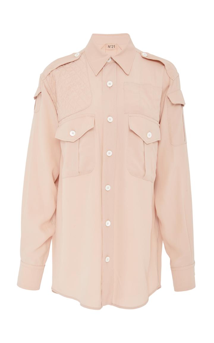 N 21 N&deg;21 Agata Crepe De Chine Shirt