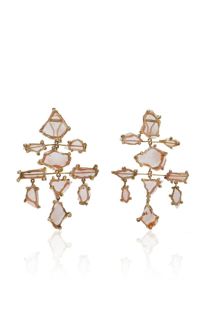 Moda Operandi Lisa Eisner Oregon Sunstone Asteroid Earrings
