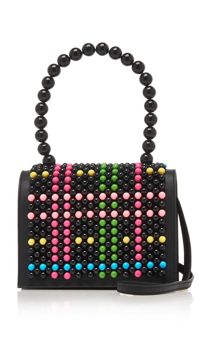 Les Petits Joueurs Amour Tartan Leather Bag