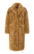 Pologeorgis The Gracie Lapel Shearling Coat