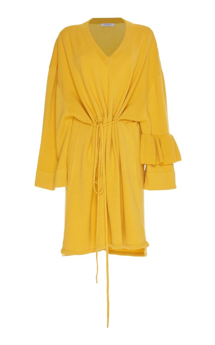Tuinch Long Sleeve Knee Length Dress