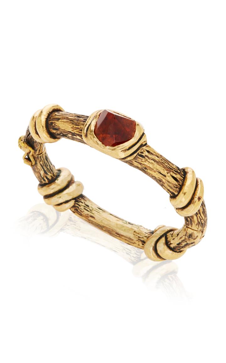 Moda Operandi Lisa Eisner Madeira Citrine One Coil Hippie Web Bangle