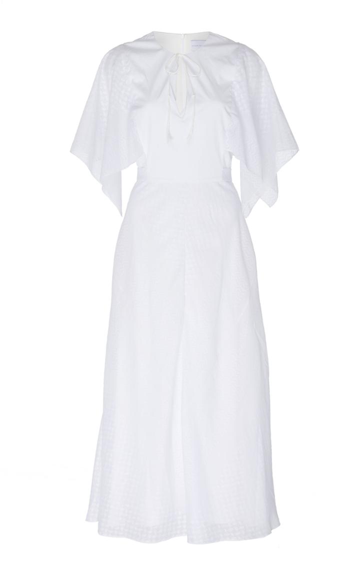 Noon By Noor Todd Yoke Front Cotton Midi Dress