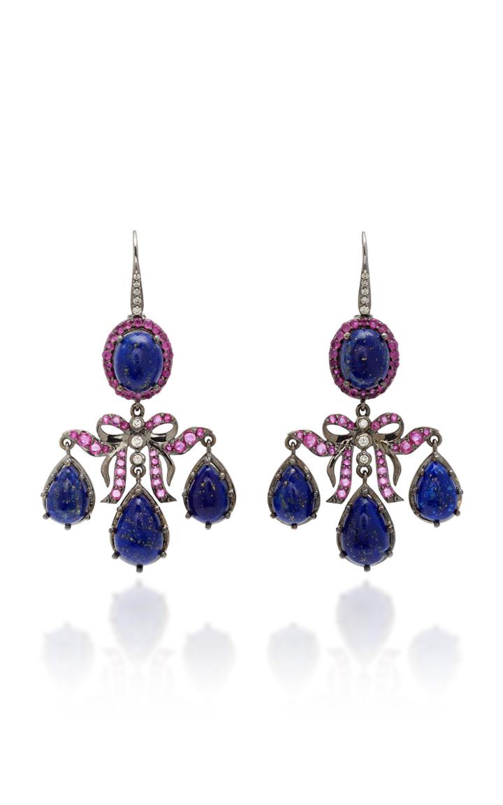 Holly Dyment Girandole Lapis Earrings