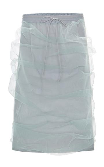 The Gang Sheer Overlay Midi Skirt