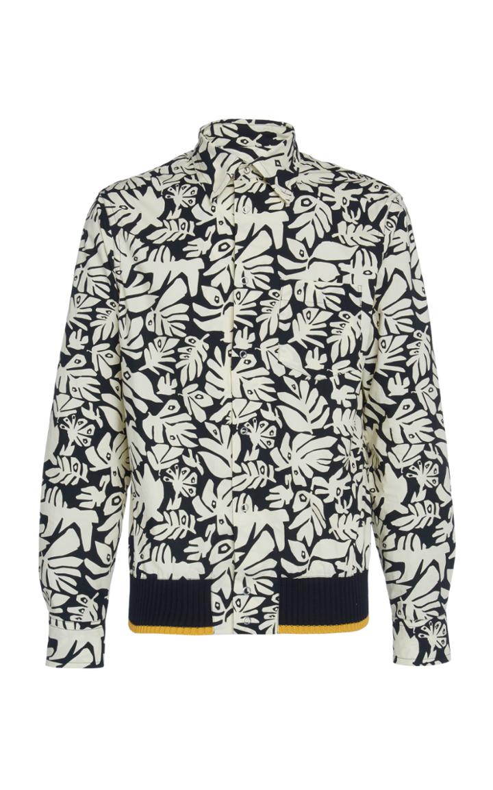 Marni Printed Shirt With Banded Hem
