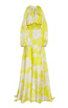 Moda Operandi Silvia Tcherassi Beneveneto Printed Cold-shoulder Dress