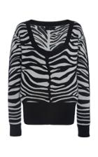 Moda Operandi Alanui Zebra-print Cashmere Cardigan Size: M