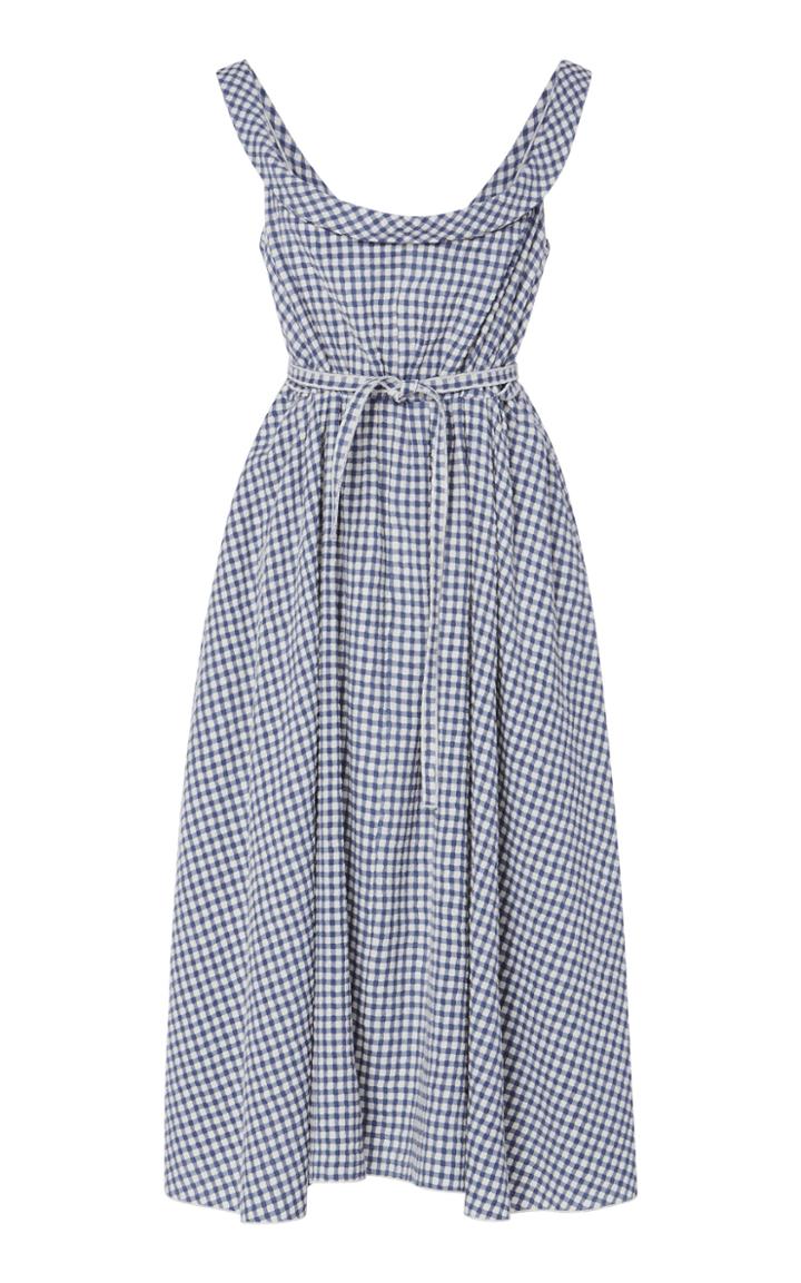 Brock Collection Patti Plaid Wool-blend Dress