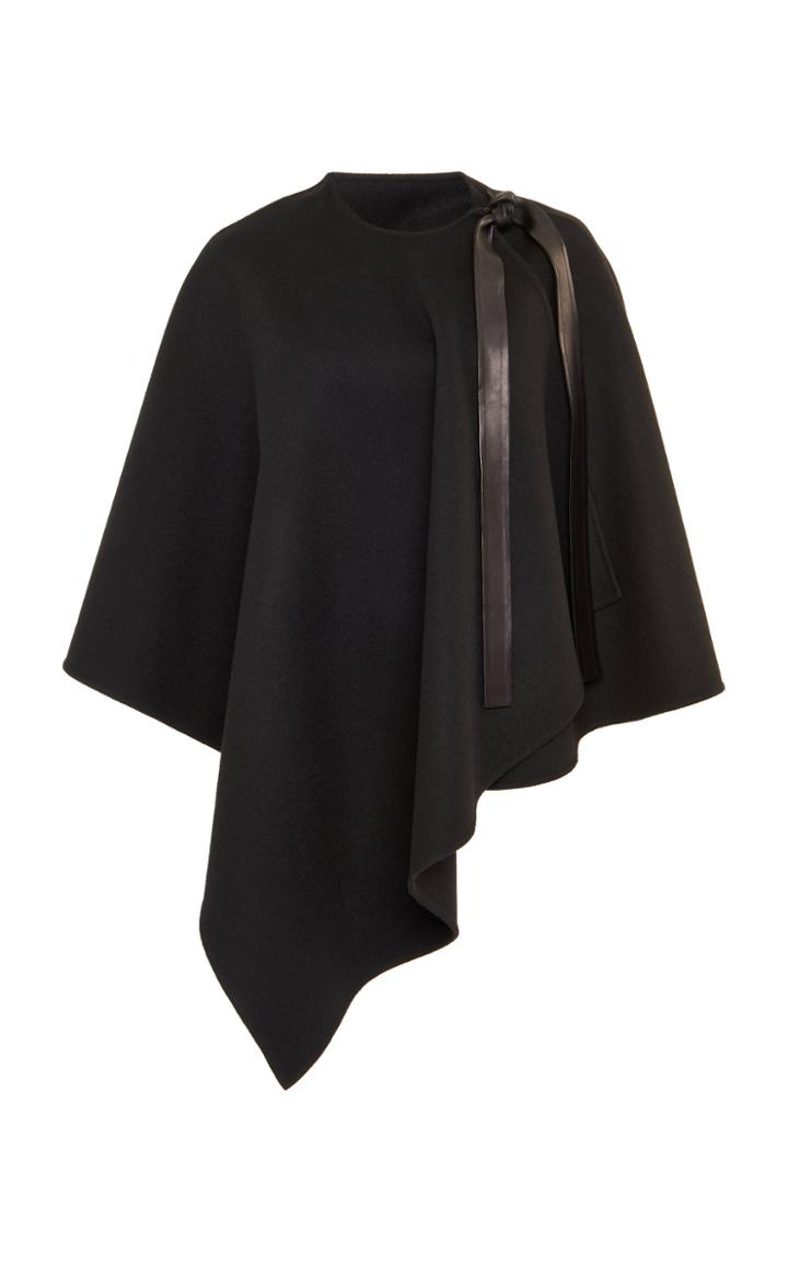 Moda Operandi Valentino Asymmetric Cashmere-wool Cape