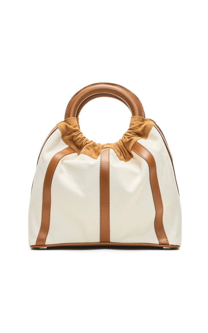 Moda Operandi Marina Raphael Camila Striped Canvas Top Handle