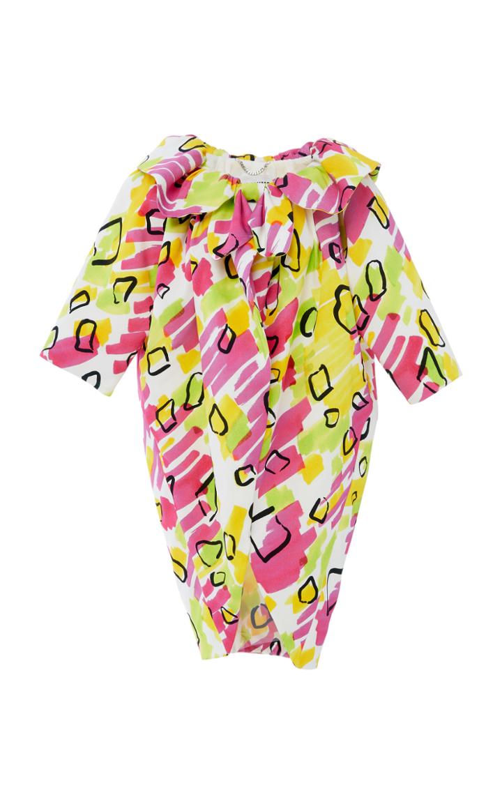 Moschino Printed Gabardine Coat