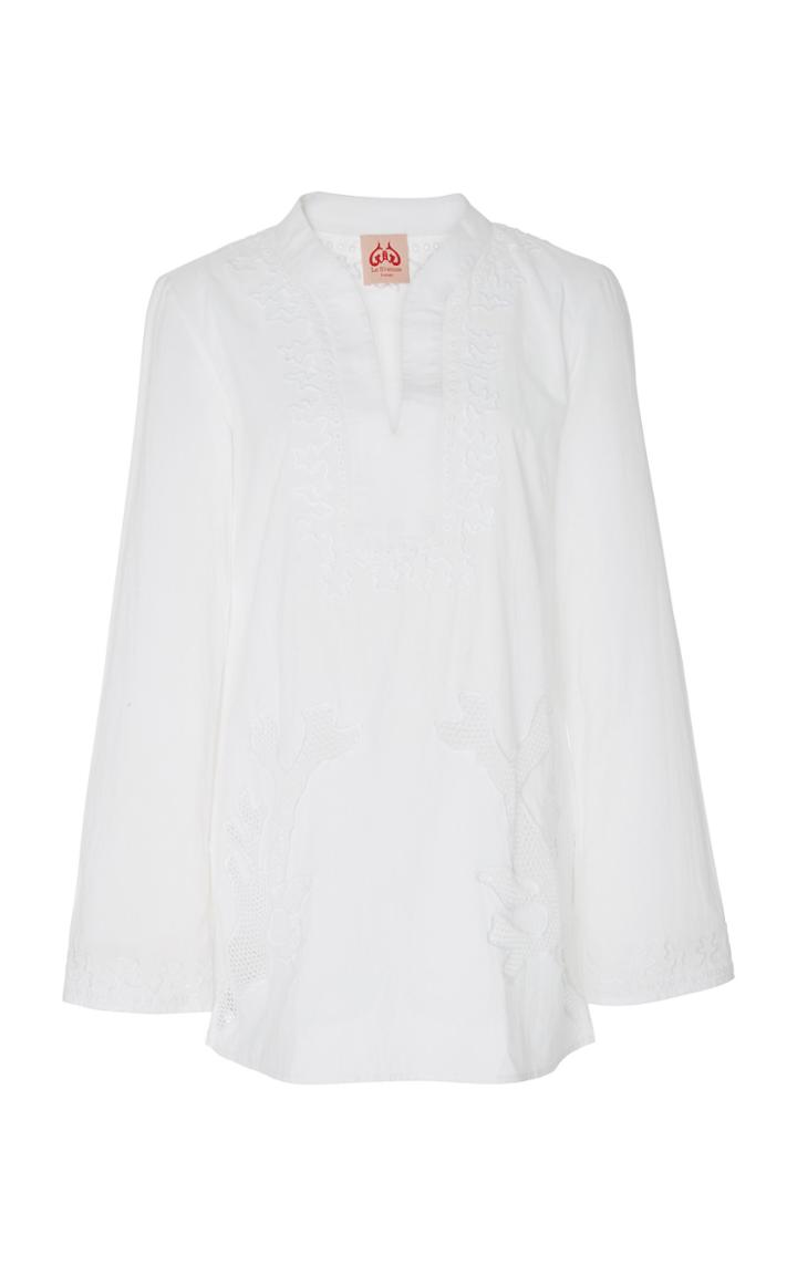 Le Sirenuse Positano Annalisa Embroidered Tunic
