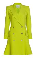 Ralph & Russo Double Breasted Wool-blend Tailored Dress