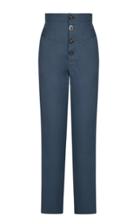 Lama Jouni High Waisted Fitted Pants